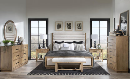 Torrance - Queen Panel Headboard - Aged Driftwood