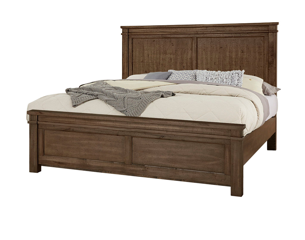 Cool Rustic - King Mansion Bed Footboard - Mink