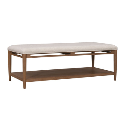 Verona - Rectangular Coffee Table - Beige / Dark Brown
