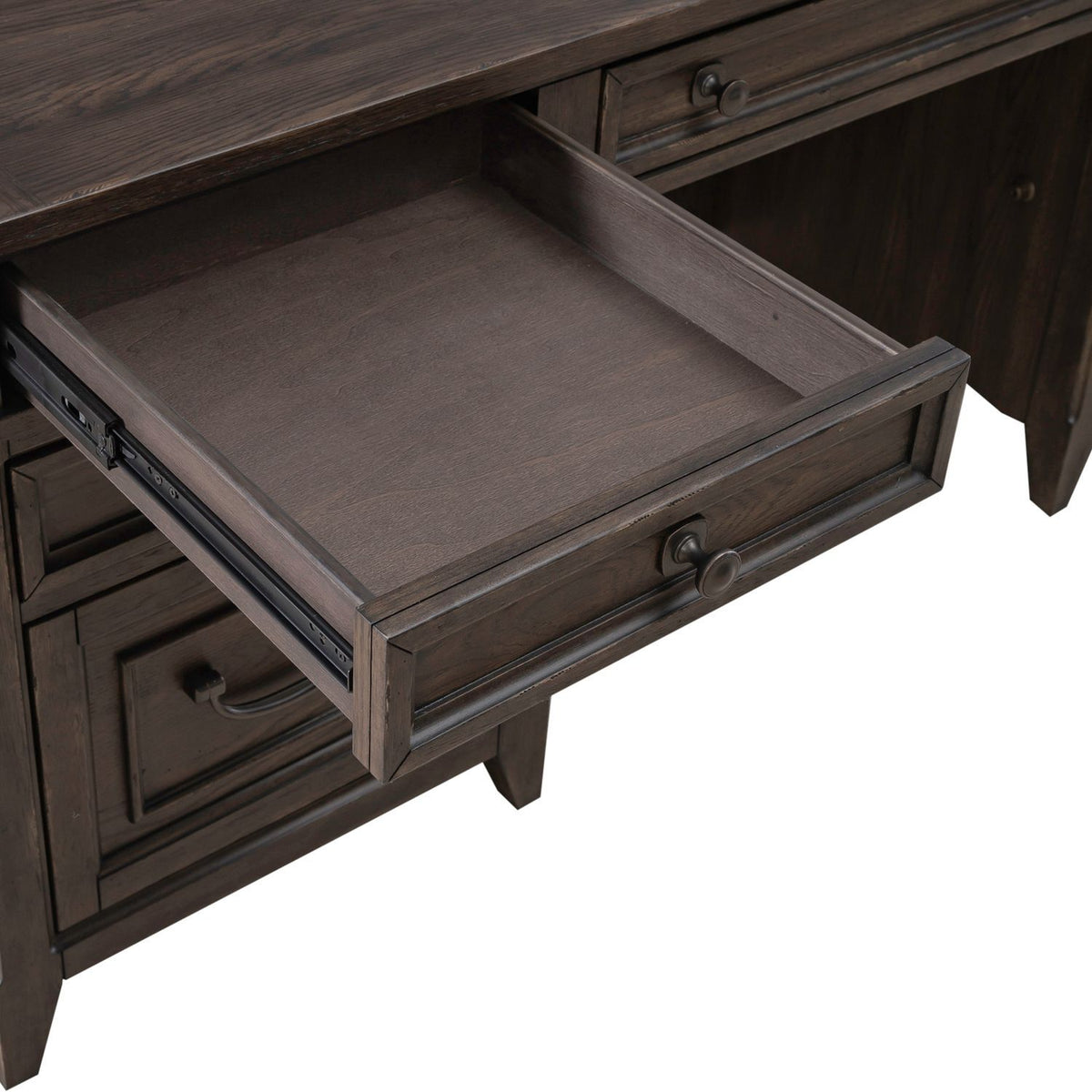 Paradise Valley - Executive Credenza - Saddle Brown