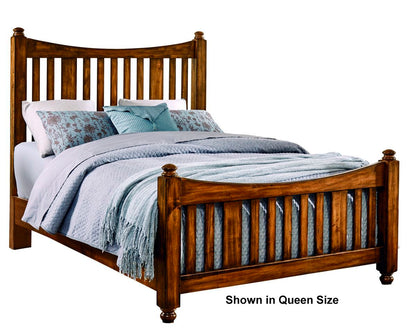 Maple Road - Slat Poster Bed With Slat Poster Footboard