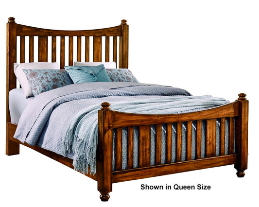 Maple Road - King Slat Poster Footboard - Antique Amish