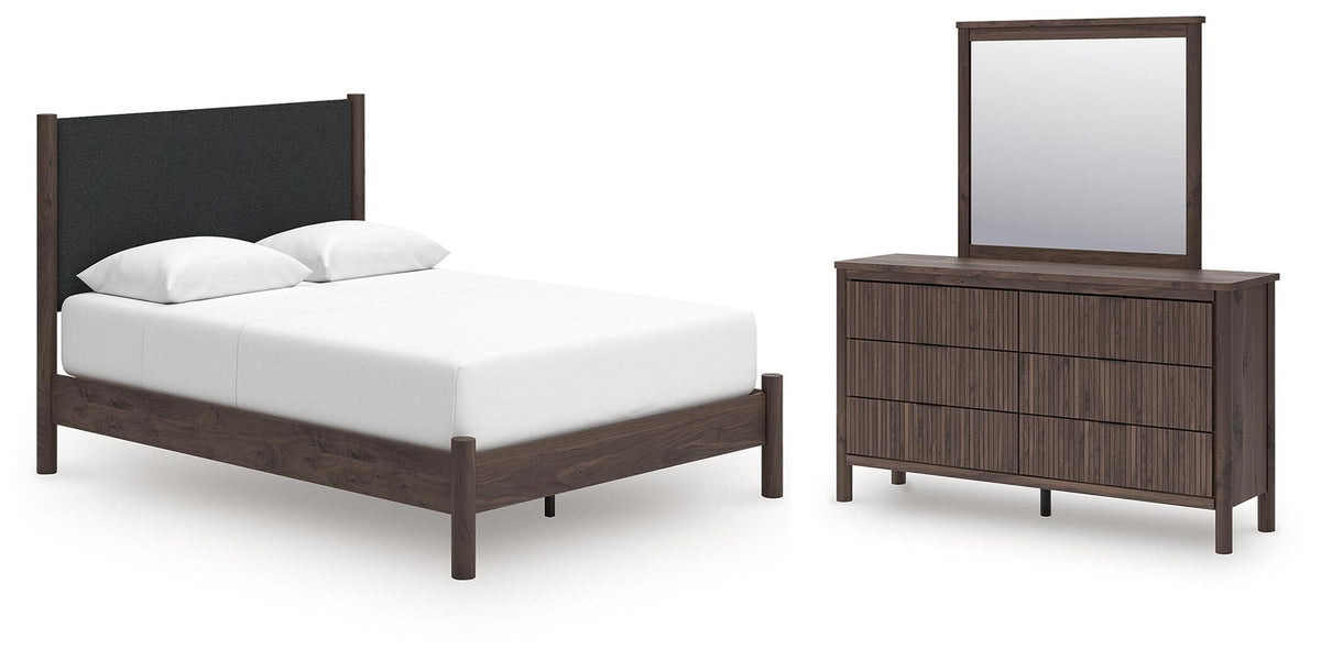 Pamytta - Upholstered Platform Bedroom Set