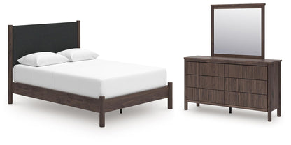 Pamytta - Upholstered Platform Bedroom Set