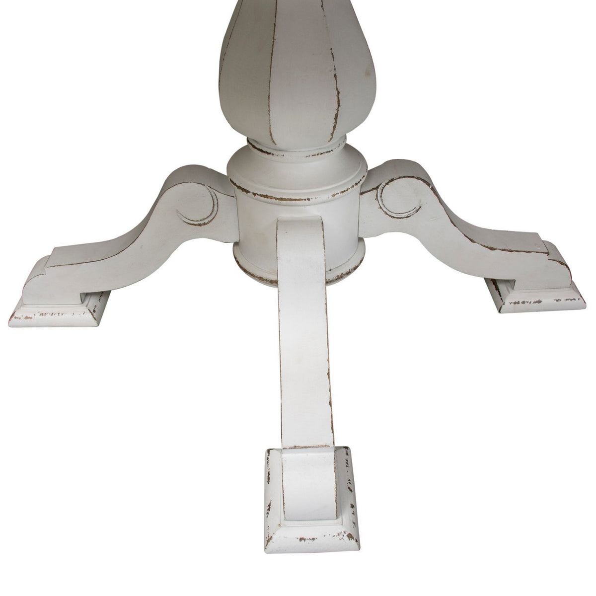 Magnolia Manor - Pedestal Table Base - Antique White