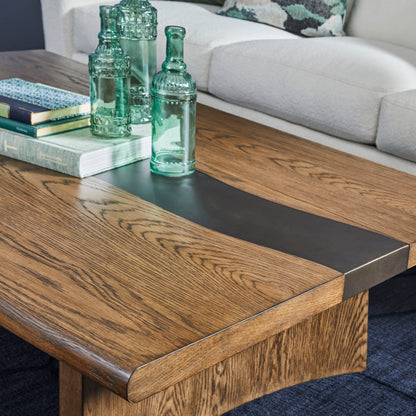 Lyra - Rectangular Coffee Table - Dark Brown