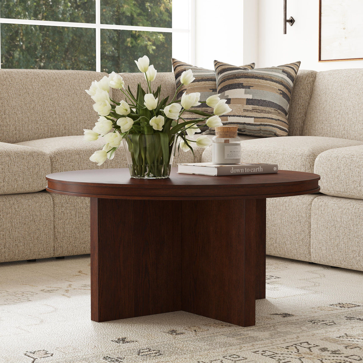 Waterfall - Round Coffee Table