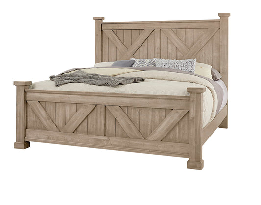 Cool Rustic - King Side Rails - Clear Maple