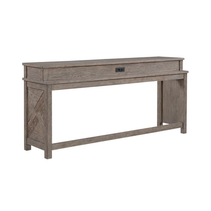Skyview Lodge - Console Bar Table - Cobblestone