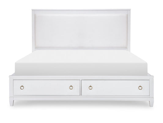 Summerland - Queen Storage Footboard - White