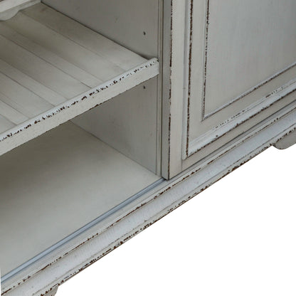 Magnolia Manor - Bar Cart - Antique White