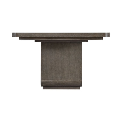 Hollywood Park - Rectangular Dining Table With Leaf - Dark Gray
