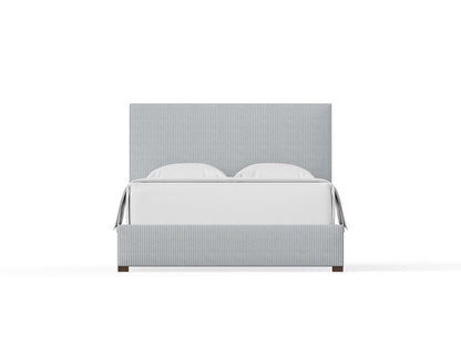 Choices - Amelia Queen Upholstered Headboard - Navy Stripe