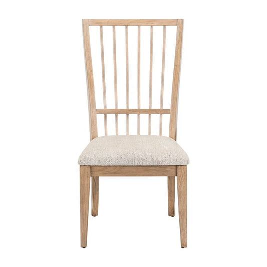 Haven Hills - Spindle Back Side Chair - Camel Beige
