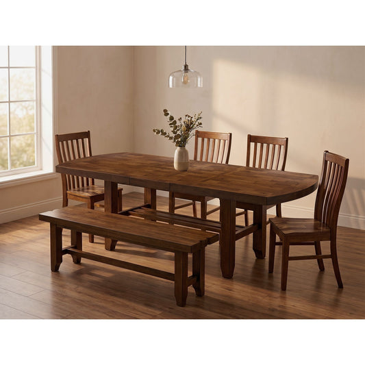 Gage - Dining Bench - Chestnut
