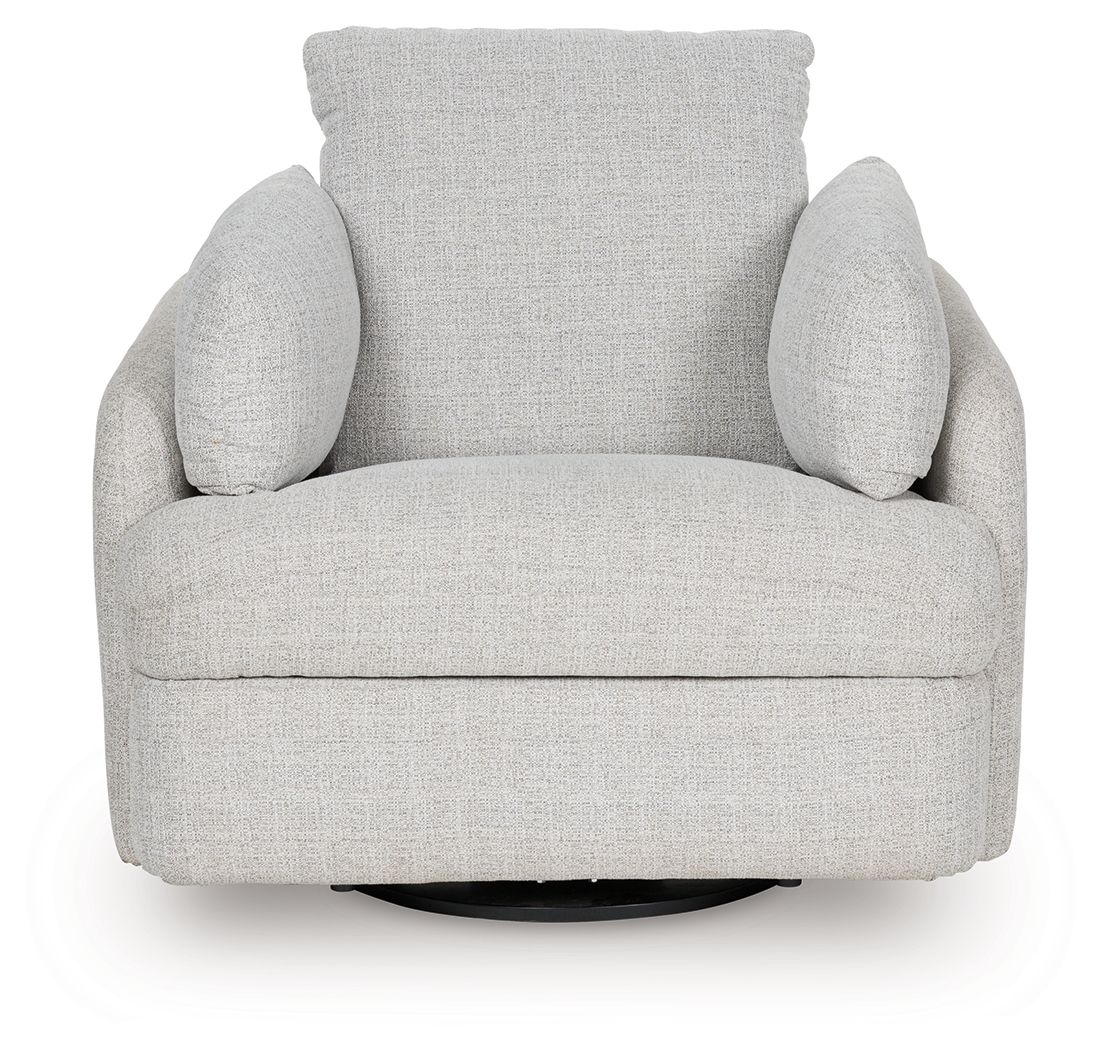 Alainmont Next-Gen Nuvella - Swivel Power Recliner - Stone