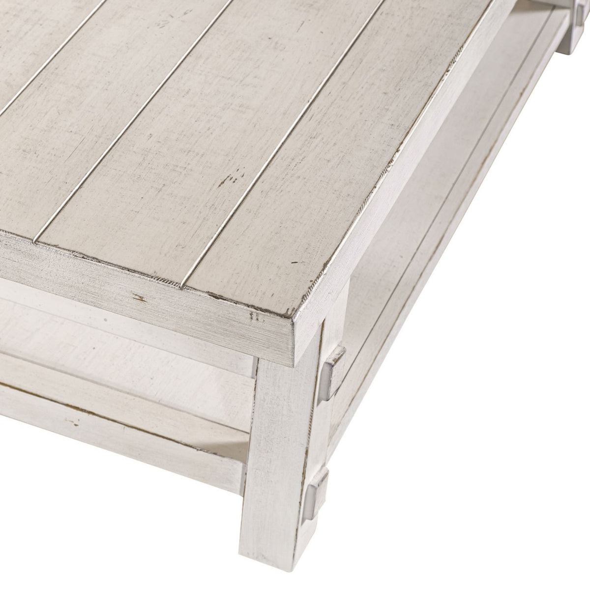 Modern Farmhouse - Oversized Square Cocktail Table