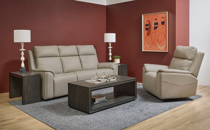 Vernon - Power Reclining Sofa With Console, Power Headrest, Lumbar, Heat & Massage