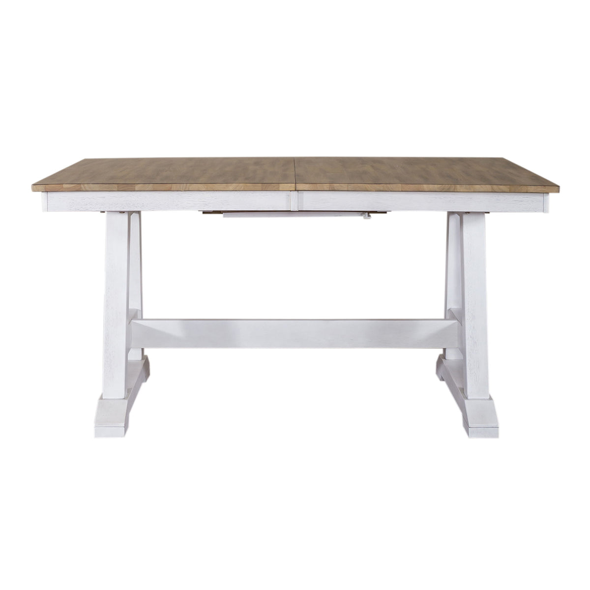 Lindsey Farm - Trestle Table Top - Weathered White & Sandstone