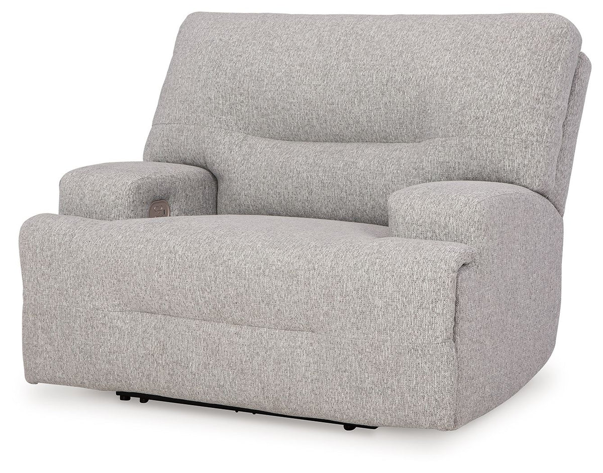 Acklen Place - Wide Seat Power Recliner - Pewter