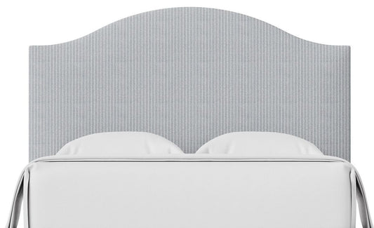 Choices - Emily Queen Upholstered Headboard - Navy Stripe