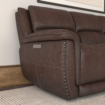 Beau - Power Reclining Sofa With Power Headrests
