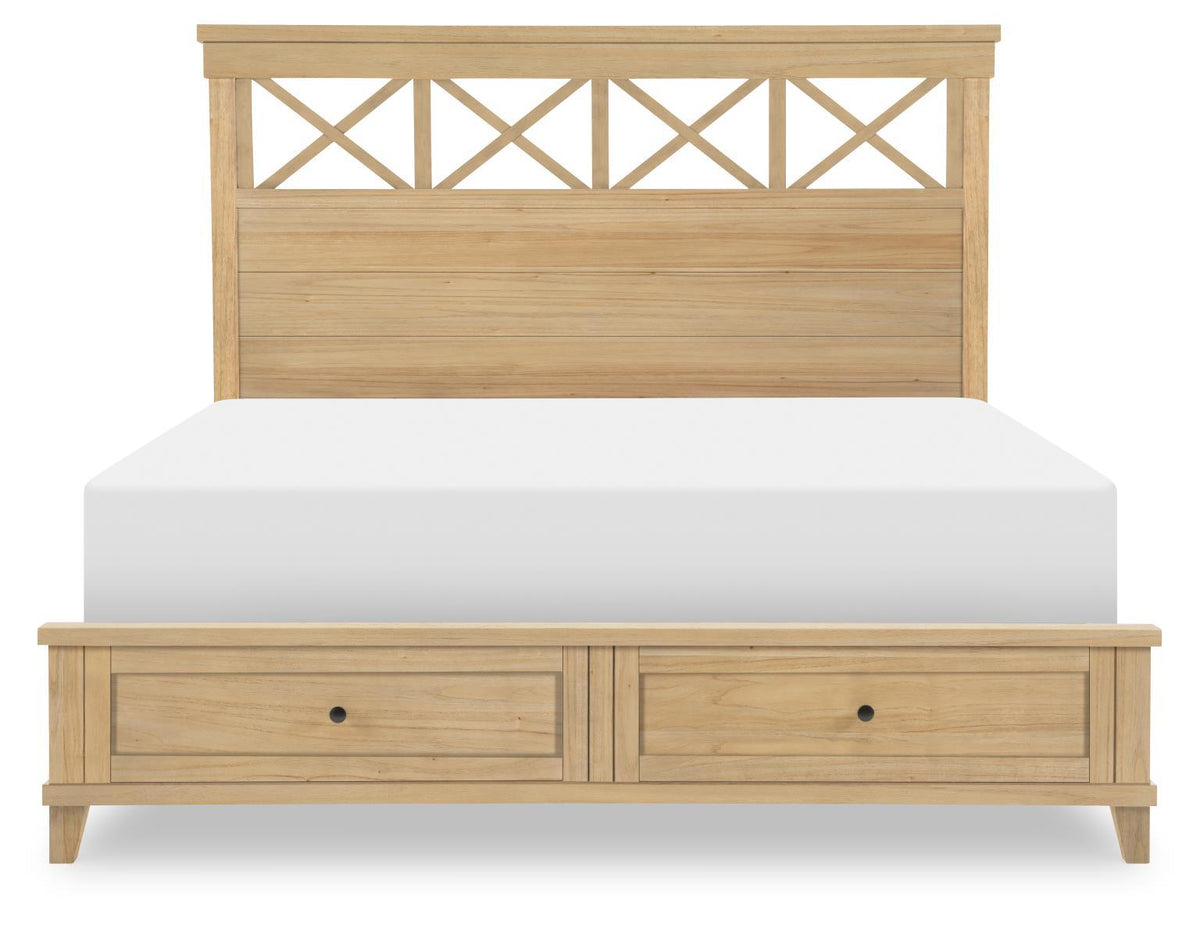 XXX's And OOO's - Storage Footboard King / California King - Amber