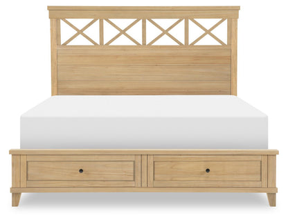 XXX's And OOO's - Storage Footboard King / California King - Amber