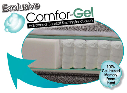Cape May - Sofa Chaise With Comfort Coil Seating, 41" Cocktail Ottoman And 5 Accent Pillows Included