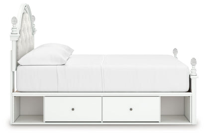 Kozlani - Upholstered Panel Storage Bed