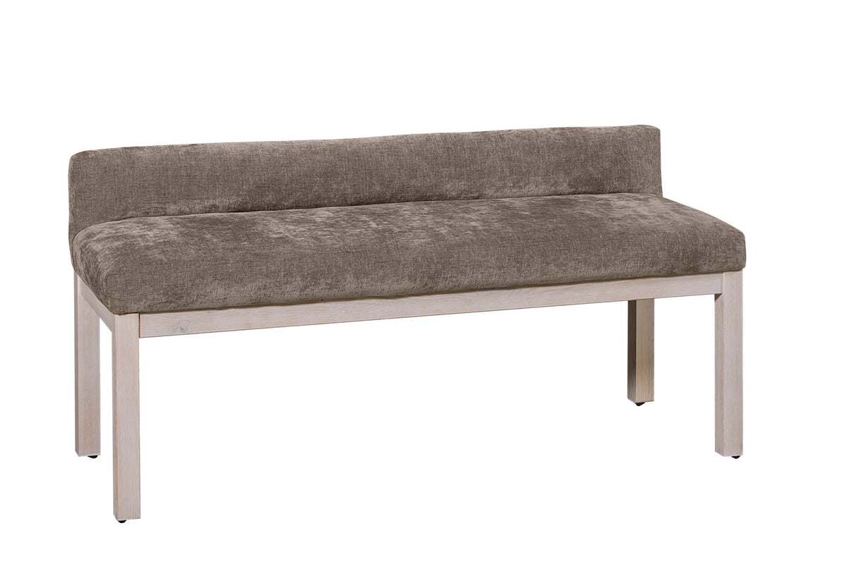 Joinery - Upholstered Bench - Washed White Oak