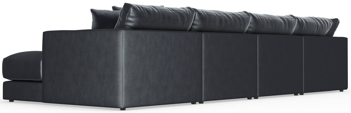 Remington - Modular Sofa And Cocktail Ottoman - Slate