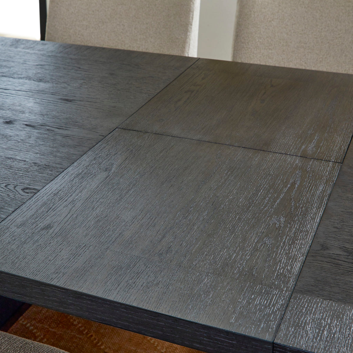 Waterfall - Rectangular Dining Table - Deep Ebony