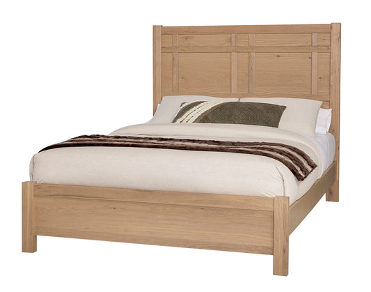 Custom Express - King Side Rails - Clear Oak