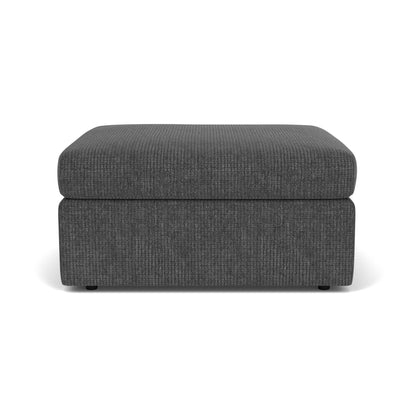 Sky - Fabric Stationary Square Cocktail Ottoman