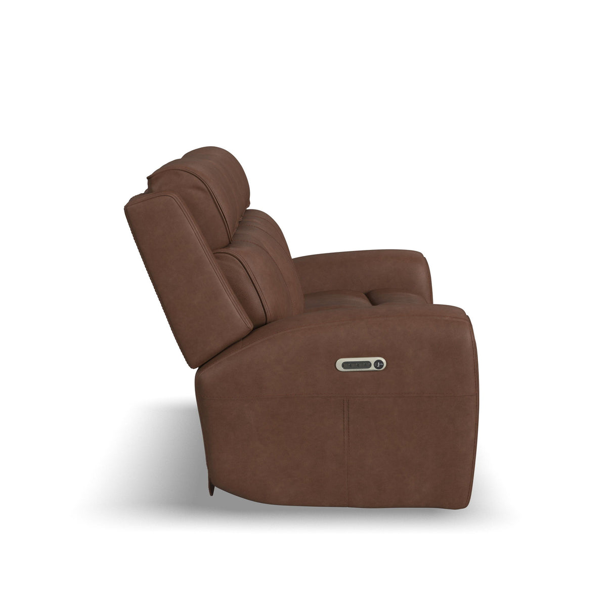 Warren - Power Reclining Sofa With Console, Power Headrest & Lumbar