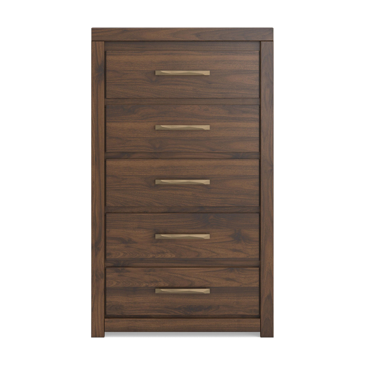 Janfyn - Five Drawer Chest - Brown