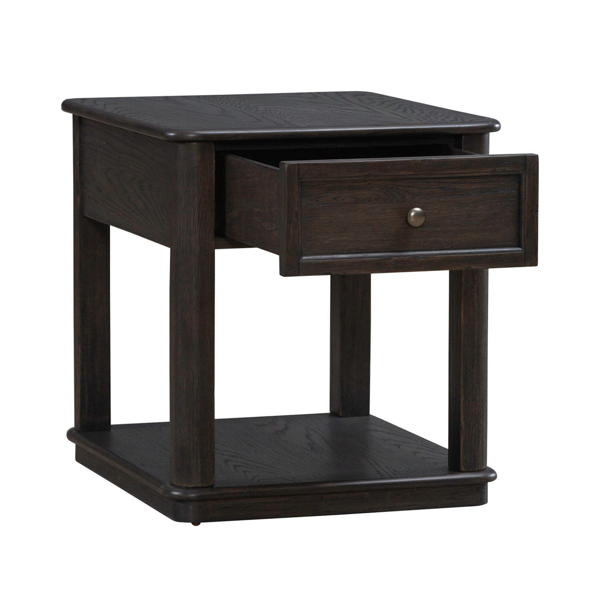 Wallace - End Table - Aged Oak