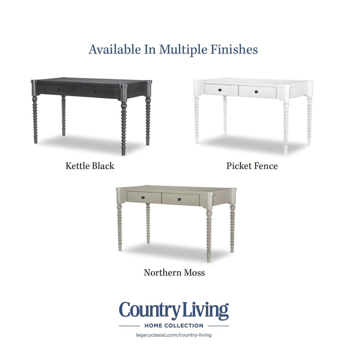 Vintage Market - Turned Bobbin Leg Writing Desk