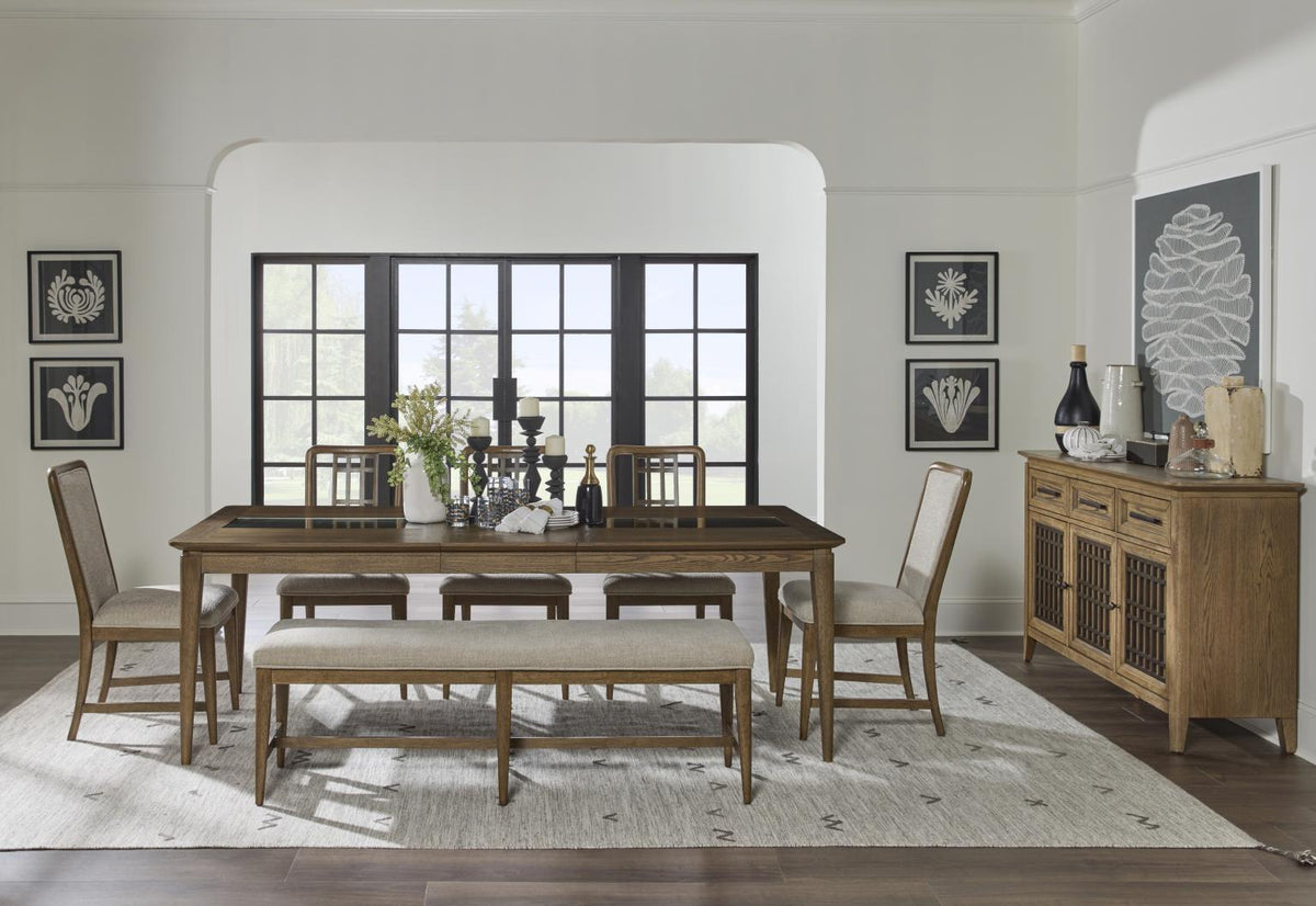 Beacon Hill - Rectangular Dining Table With Leaf - Dusted Barley