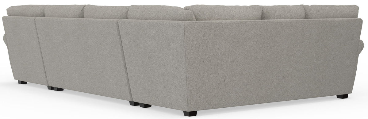 Livingston - Sectional With Comfort Coil Seating, 40" Cocktail Ottoman And Accent Pillows Included