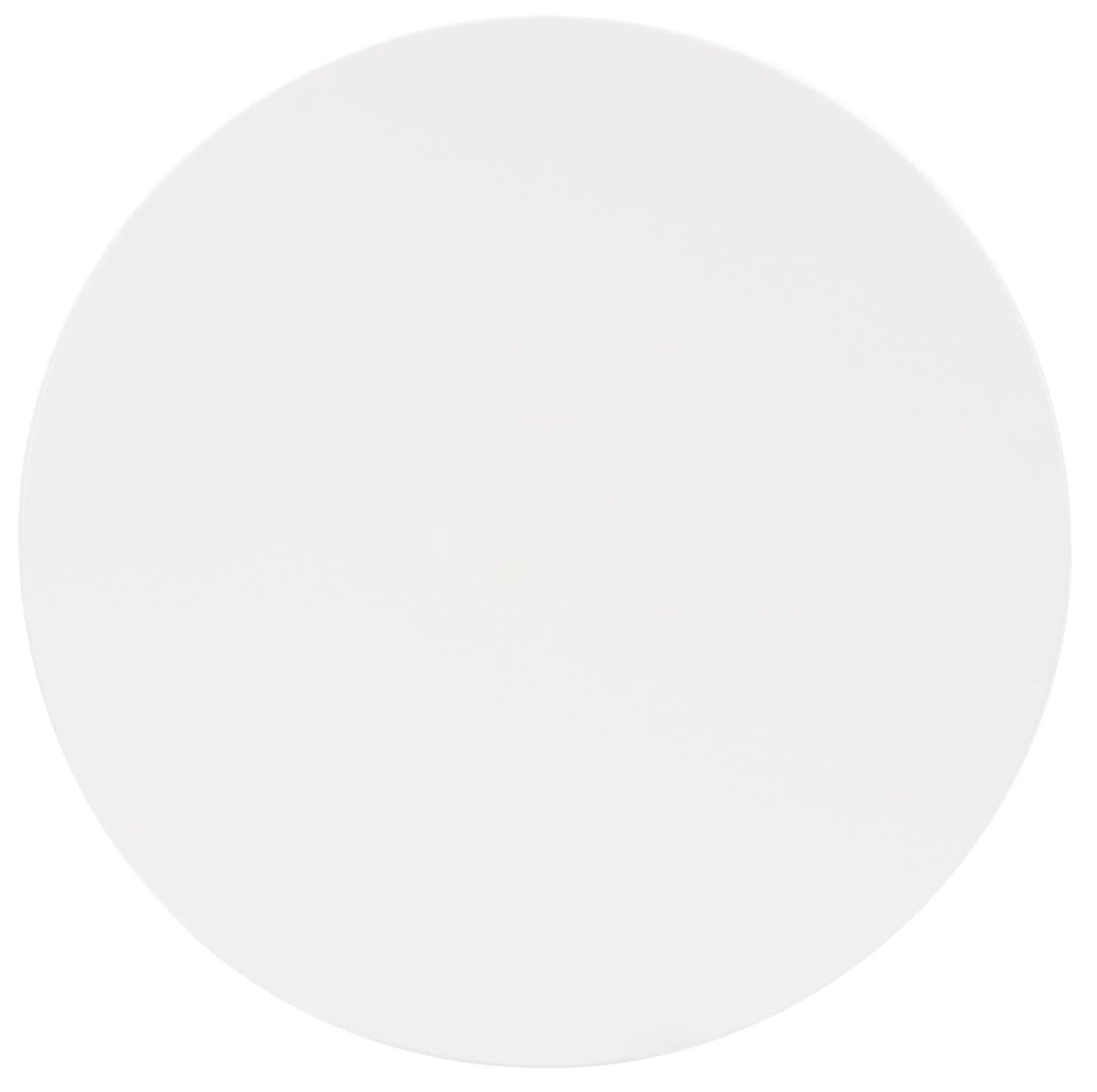 Melrose - Complete Round Dining Table - Cloud White And Desert Oak