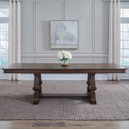 Provence Park - Trestle Table Top - Chateau Brown