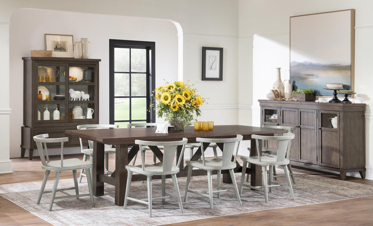 XXX's And OOO's - Trestle Dining Table