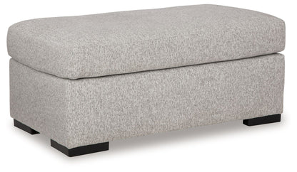 Evansley - 2 Pc. - Chair And A Half, Ottoman - Pewter