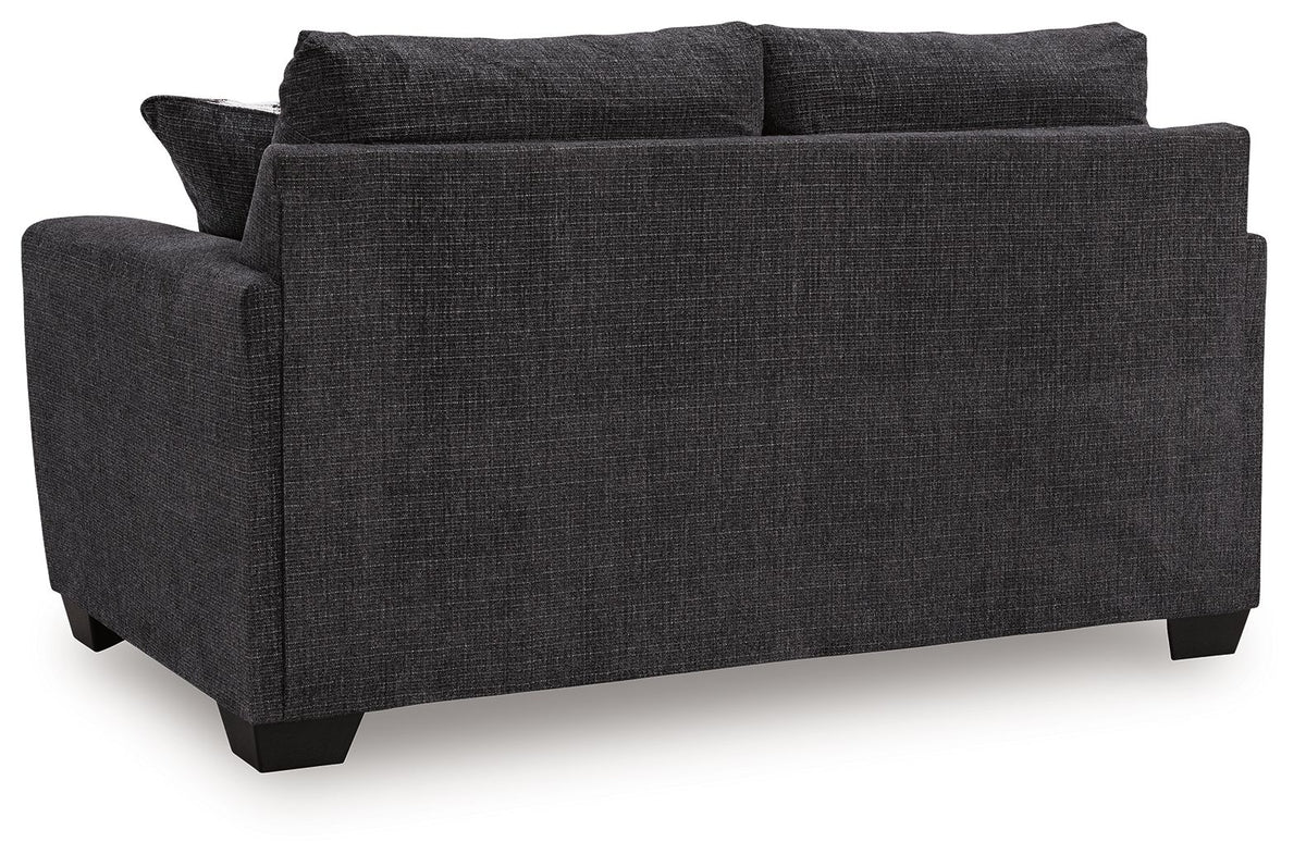 Loreo - Loveseat - Ebony