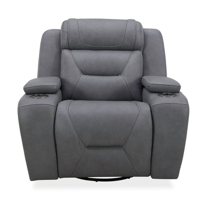 Chapman - Swivel Glider Recliner P2 - Aline Blue Gray