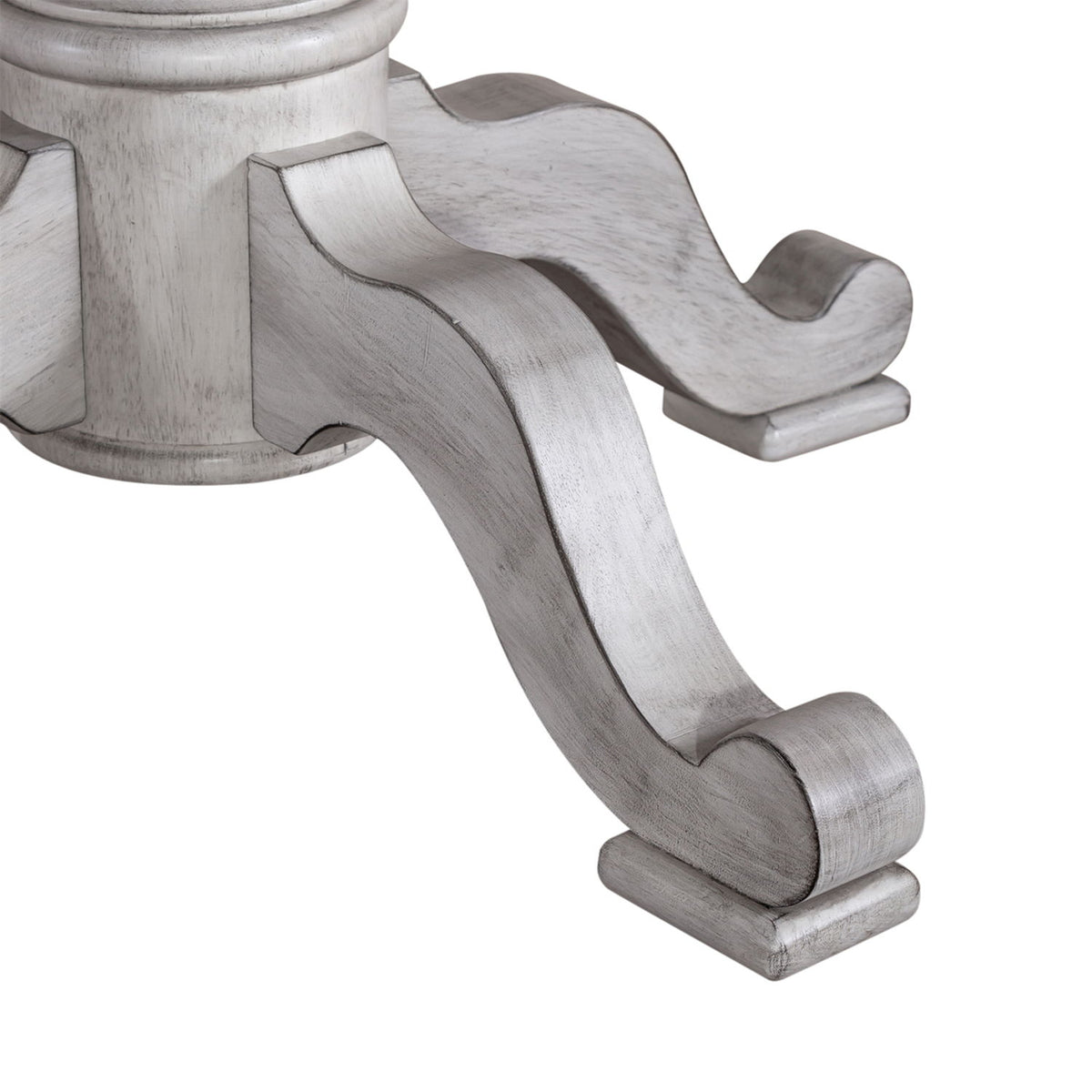 Ocean Isle - Single Pedestal Table Base - Antique White
