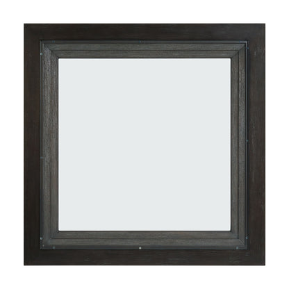 Elodie - Counter Table With Glass - Charcoal