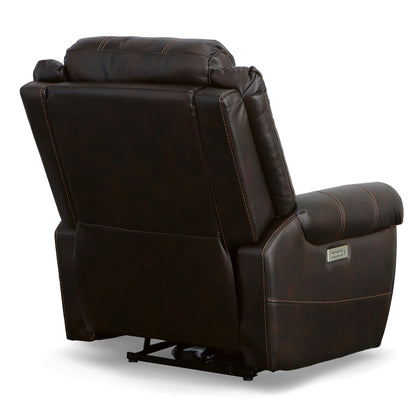 Oscar - Power Recliner With Power Headrest - Molasses